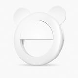 2-pack Large-capacity Live Video Conference Ring Light for Mobile Phone Selfies - Bear Ear