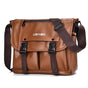 Large Capacity Business Messenger Bag For Men - Brown
