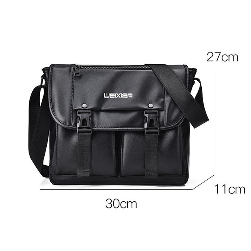 Large Capacity Business Messenger Bag For Men - Brown