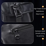 Large Capacity Business Messenger Bag For Men - Brown - Close-Up Angle