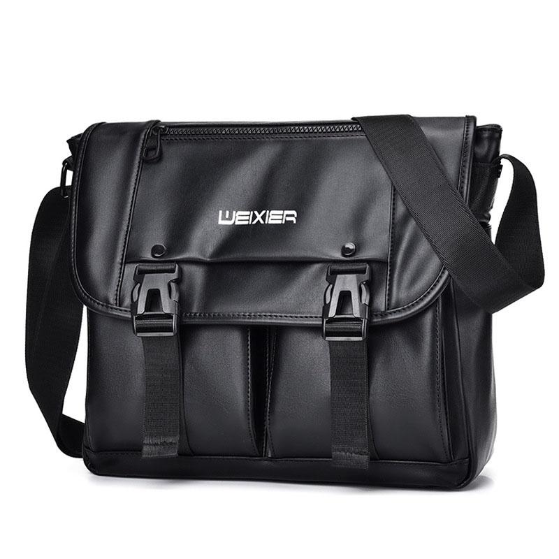 Large Capacity Business Messenger Bag For Men - Brown