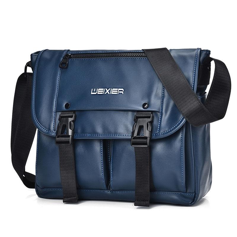 Large Capacity Business Messenger Bag For Men - Brown