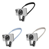 Versatile Magnetic Neck Holder for Phones and Action Cameras - Star Light Color - Side View