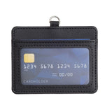 Horizontal Id Card Bag & Lanyard - Blue