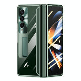 For Samsung Galaxy Z Fold4 5G Samsung Fold 4 Full Body Hinge Case - Electroplated - Green - Side View