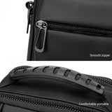 Men Messenger Bag - Wear As Belt Shoulder Or Handheld Bag - Dark Blue