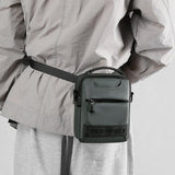 Men Messenger Bag - Wear As Belt Shoulder Or Handheld Bag - Dark Blue - Extra Image