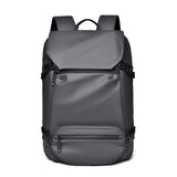 Travel Backpack for Men - Compact and Durable - Dark Blue - Front View
