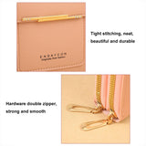 Multifunctional Touch Screen Crossbody Bag - Grey - Top-Down View