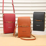 Multifunctional Touch Screen Crossbody Bag - Grey