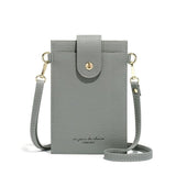 Stylish Thin Messenger Bag For Women - Black - Extra Image