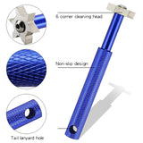 Sharpen your Wedges with Strong Golf Grooving Tool - Gold - Rear View