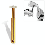 Sharpen your Wedges with Strong Golf Grooving Tool - Gold - Low Angle