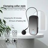 K65 Wireless Business Earbuds - Retractable Cable - Blue - Low Angle
