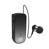 K65 Wireless Business Earbuds - Retractable Cable - Blue