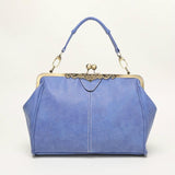 Retro Shoulder Bag For Women Messenger Style - Rose Red