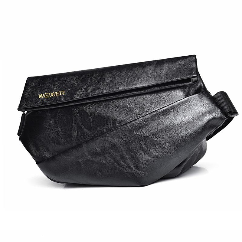 Compact Single Shoulder Crossbody Backpack For Men - Gray