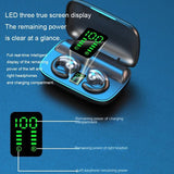 Wireless Bone Conduction Earphones with Noise Reduction - White - Low Angle