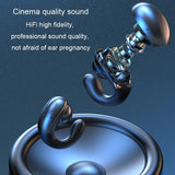 Wireless Bone Conduction Earphones with Noise Reduction - White - Extra Image