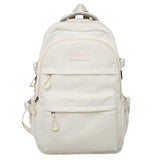 Lightweight Student Backpack For Men & Women - White