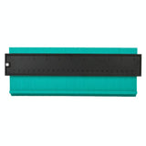10-inch Woodworking Contour Arc Gauge Tool - Multifunctional - Green - Top-Down View