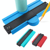 10-inch Woodworking Contour Arc Gauge Tool - Multifunctional - Green - Rear View