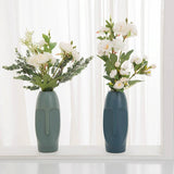 Thickened Pe Vase for Dried Flower Arrangements - Durable Drop-proof and Crack-proof - Rose Pink - Low Angle