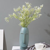 Thickened Pe Vase for Dried Flower Arrangements - Durable Drop-proof and Crack-proof - Rose Pink - Extra Image