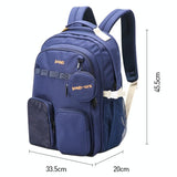 Lightweight Canvas Backpack - Compact and Durable - Light Blue 2 - Top-Down View