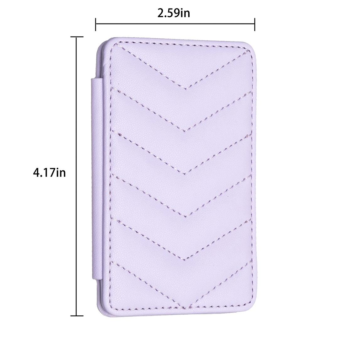 Wave Pattern Card Bag Back Sticker For Mobile Phones - Black