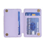 Wave Pattern Card Bag Back Sticker For Mobile Phones - Black - Extra Image