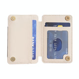 Wave Pattern Card Bag Back Sticker For Mobile Phones - Black - Extra Image
