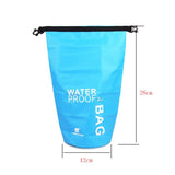 Waterproof Swimming Bag Scratch Resistant Wear Resistant Outdoor Ready - Bean Green - Top-Down View