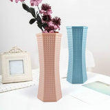 Versatile Plastic Vase for Creative Wet and Dry Flower Arrangements - Blue - Extra Image