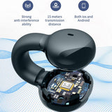 Wireless Bone Conduction Earphone - Single Ear Clamp Design - Pink
