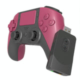 Wireless Bluetooth Game Controller for Ps5 / Ps4 / Pc - Black + Red