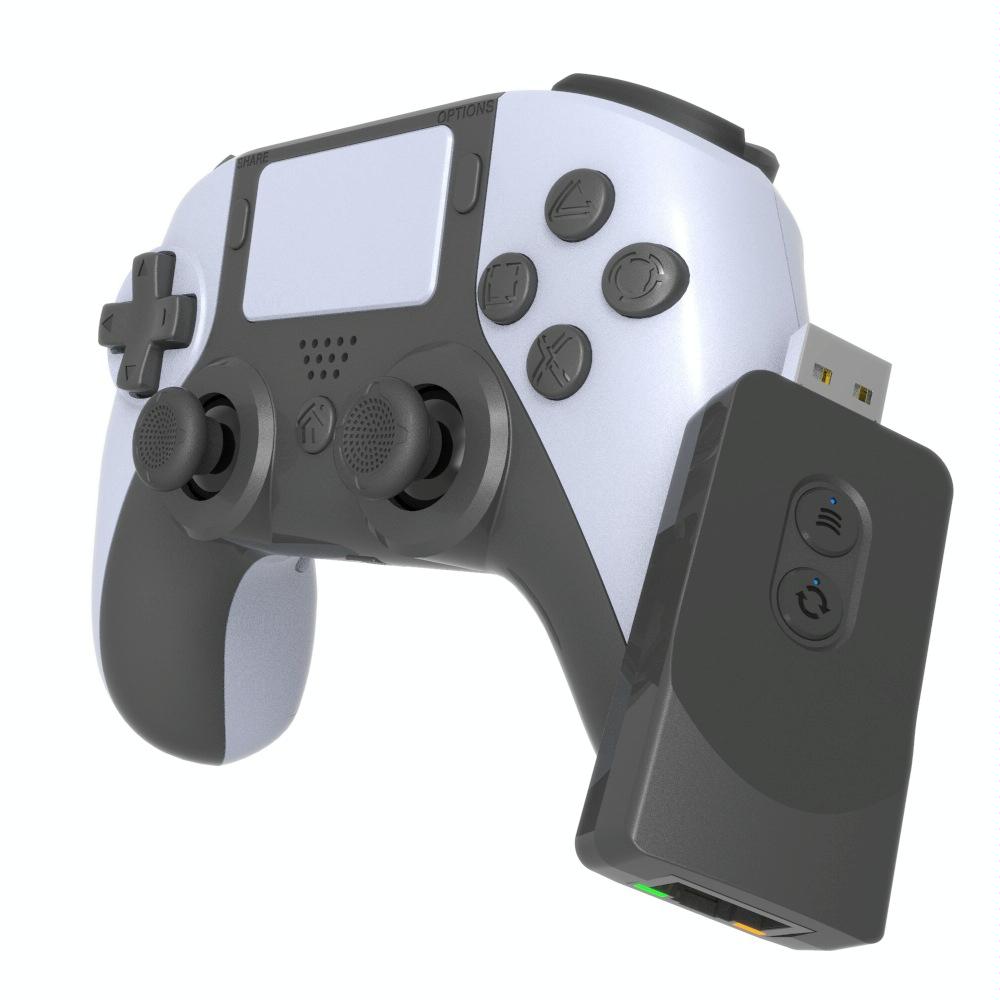 Wireless Bluetooth Game Controller for Ps5 / Ps4 / Pc - Black + Red