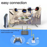Wireless Bluetooth Game Controller for Ps5 / Ps4 / Pc - Black + Red - 45-Degree Angle