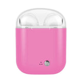 Wireless Bluetooth Tws Earphones with Charging Bin - I7s Binaural Plating - Blue - Front View