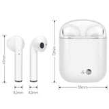 Wireless Bluetooth Tws Earphones with Charging Bin - I7s Binaural Plating - Blue - Extra Image