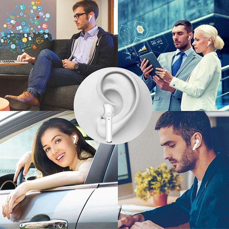 Wireless Bluetooth Tws Earphones with Charging Bin - I7s Binaural Plating - Blue