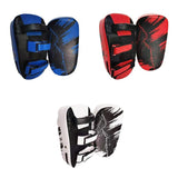 Taekwondo Training Foot Target - Home Boxing Pair - White - Side View