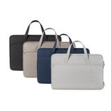 13.3 Inch Waterproof Laptop Bag - Durable And Stylish - Elegant Gray - Side View