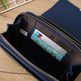 Large Capacity Women Wallet Clutch Bag Versatile Crossbody - Blue