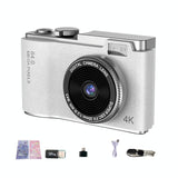 Retro Kids Camera With Dual-Lens 4K Hd Ccd - 2.4 Inch - Purple - Extra Image