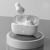Wireless Earphones with Ai Noise Cancelling Mic and Bluetooth 5.3 - Skin Colour - Side View