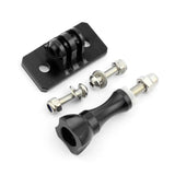 Helmet Mount Adapter for Aluminum Tripod Head for Gopro - Red - Front View