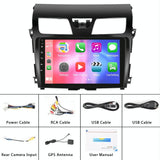 10.1 Inch Car Mp5 Player For Nissan Teana 13-16 - Wifi 1 + 32G Reversing Video Screen - Standard + 8 Lights Camera