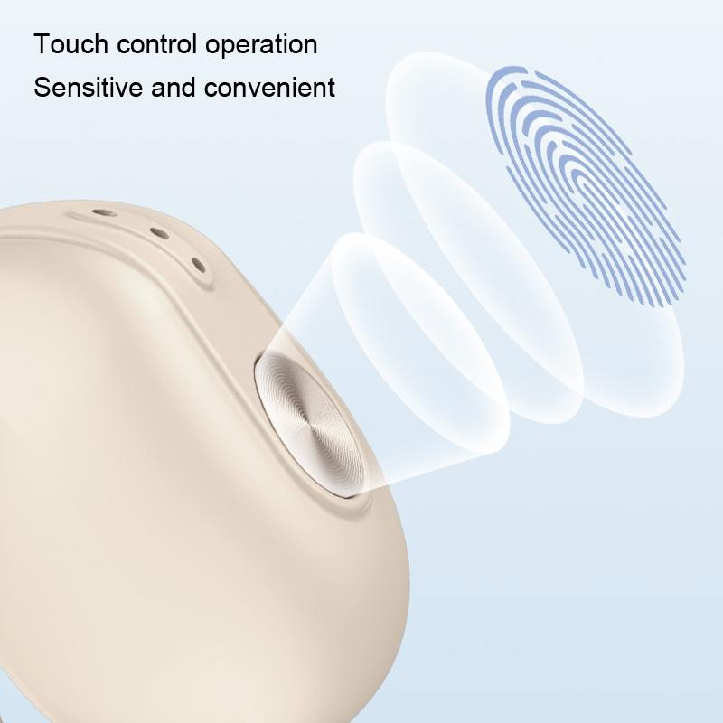 Mini Bone Conduction Bluetooth Earphone for Running and Sports - White