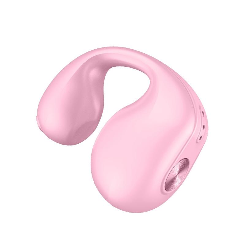 Mini Bone Conduction Bluetooth Earphone for Running and Sports - White